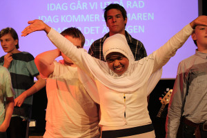 Safiah Ismail gillade att stå på scenen och sjunga. Foto: Hans Andersson 