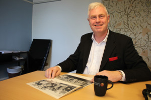 Joakim Wessman - idag ordförande för Bergslagens Sparbank - då debattglad elevrådsordförande. Foto: Hans Andersson