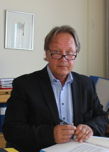 Staffan Hörnberg satte sig på gymnasiechefsstolen den 1 september. Foto: Hans Andersson