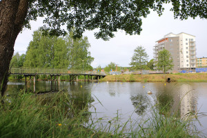 Här skall den nya båthamnen byggas. Foto: Fredrik Norman