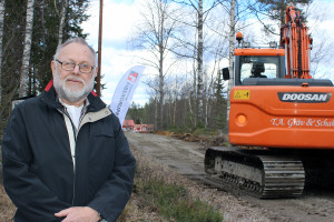 Fiber Ambassadören Bengt Karlsson. Foto: Jennie Larsson